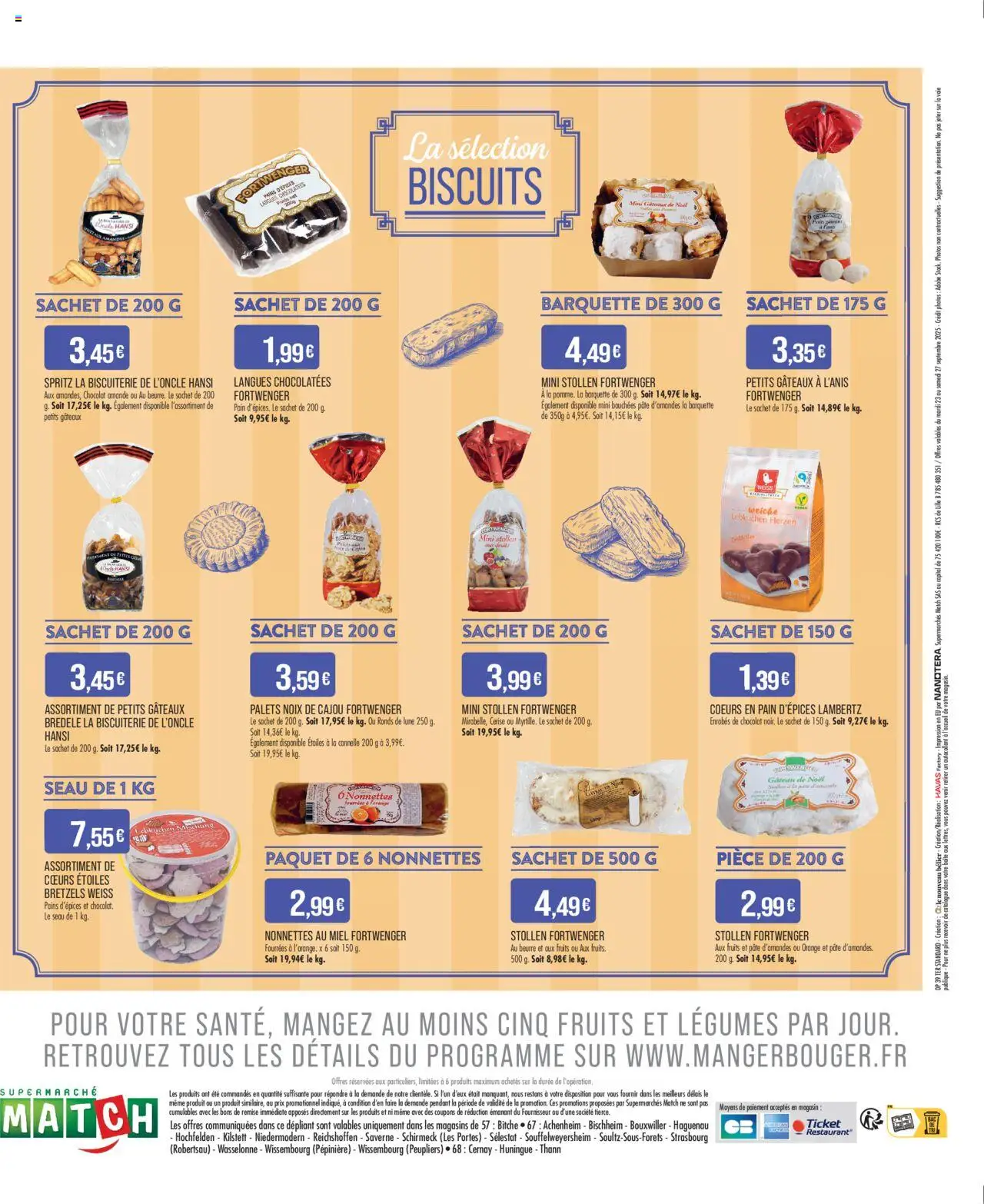 | Page: 4 | Produits: Orange, Beurre, Bretzels, Amandes