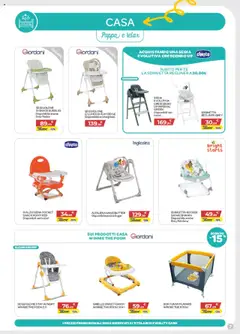 Volantino Bimbo store del 28.08.2025 | Pagina: 7 | Prodotti: Altalena, The, Girello, Sedia