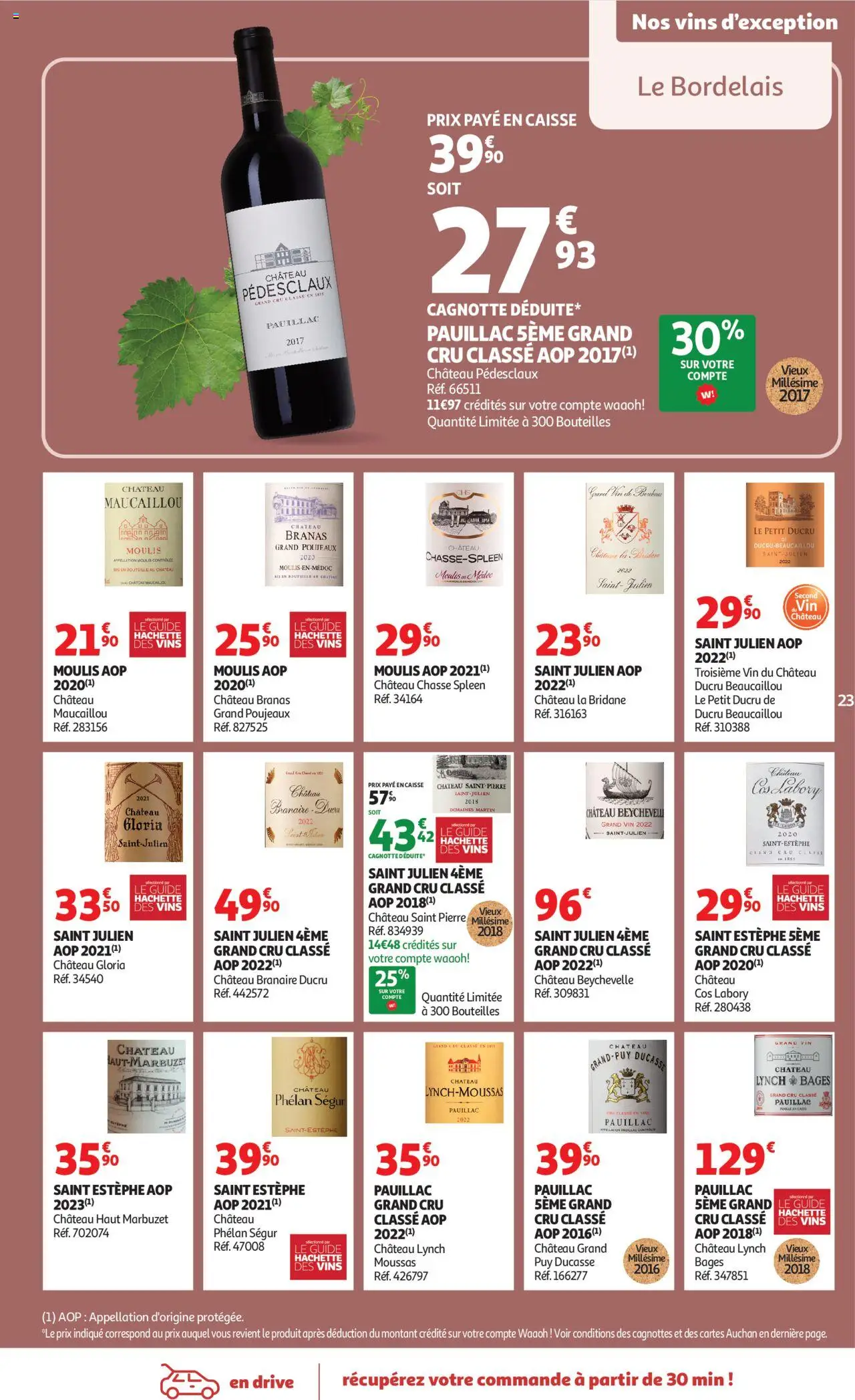 {H1} | Page: 23 | Produits: Vin