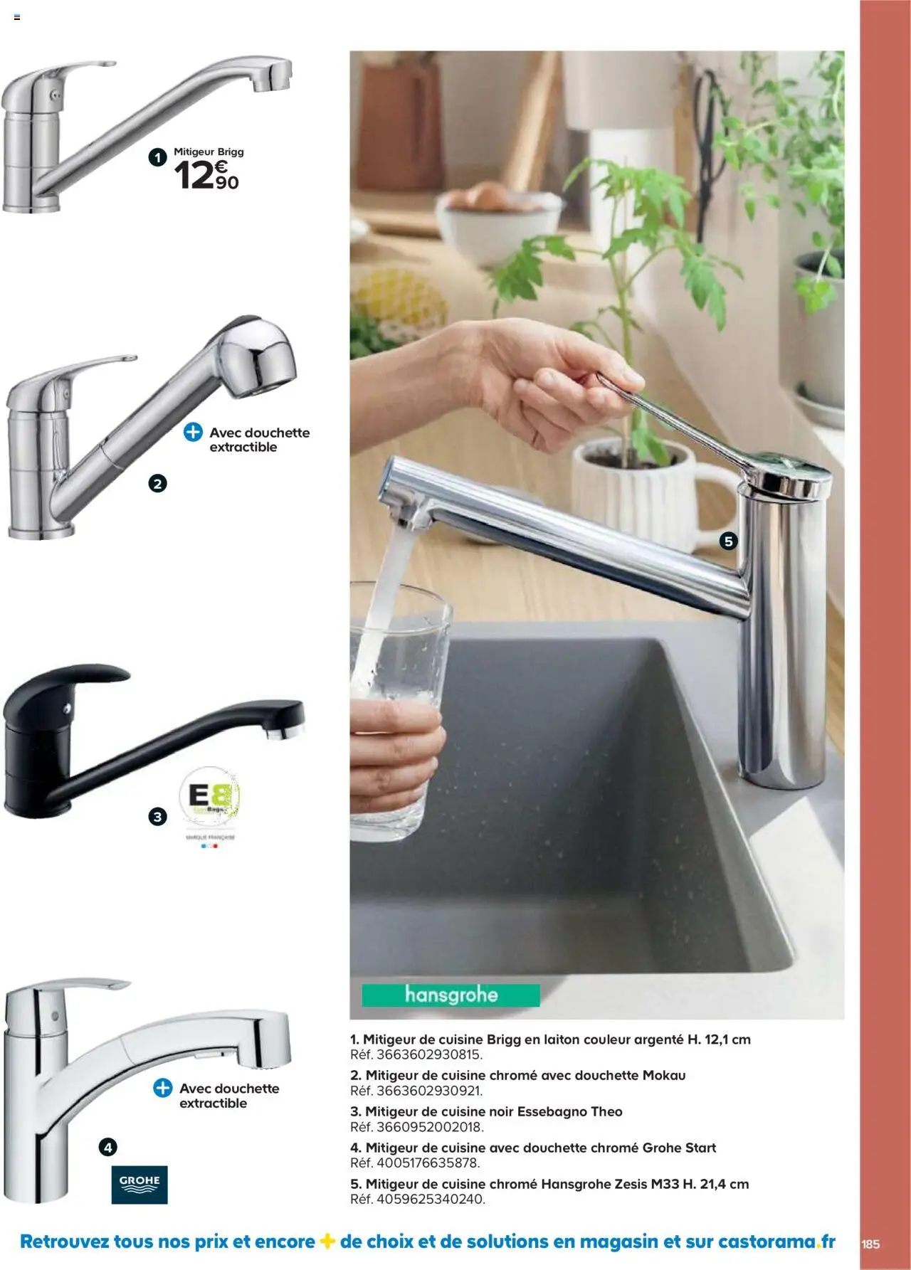 {H1} | Page: 185 | Produits: Mitigeur de cuisine