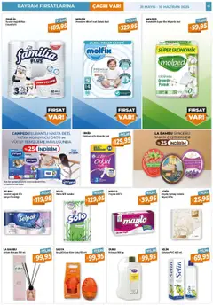 Çağrı Market Katalog - 31.05.2025 tarihinden itibaren geçerlidir | Sayfa: 12 | Ürünler: Yatak, Tuvalet, Banyo, Koku