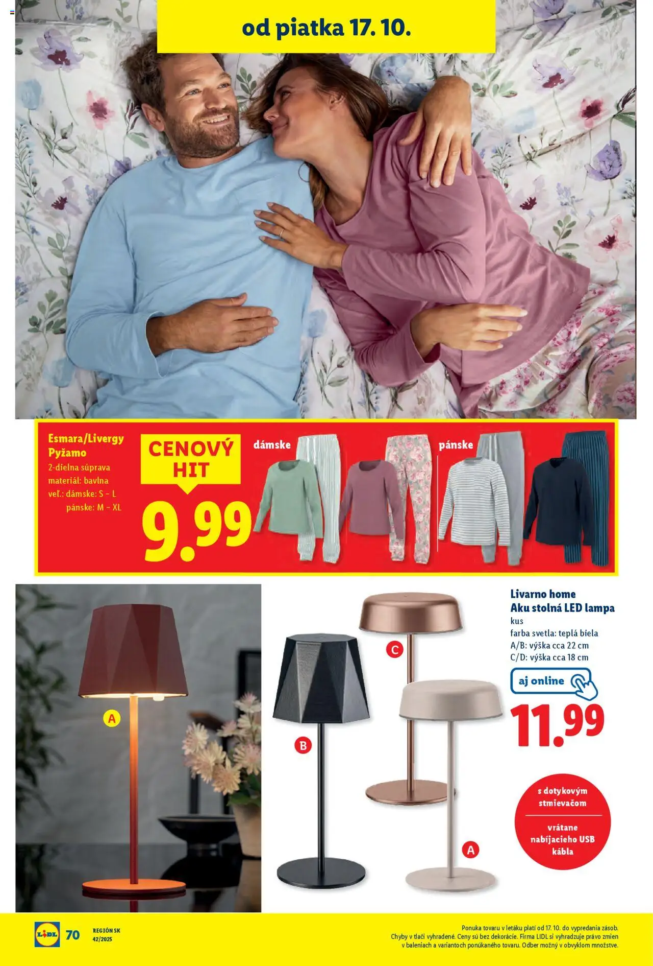 Nové Lidl akcie – leták je platný od 13.10.2025 | Strana: 103 | Produkty: Lampa, Led lampa, Aku