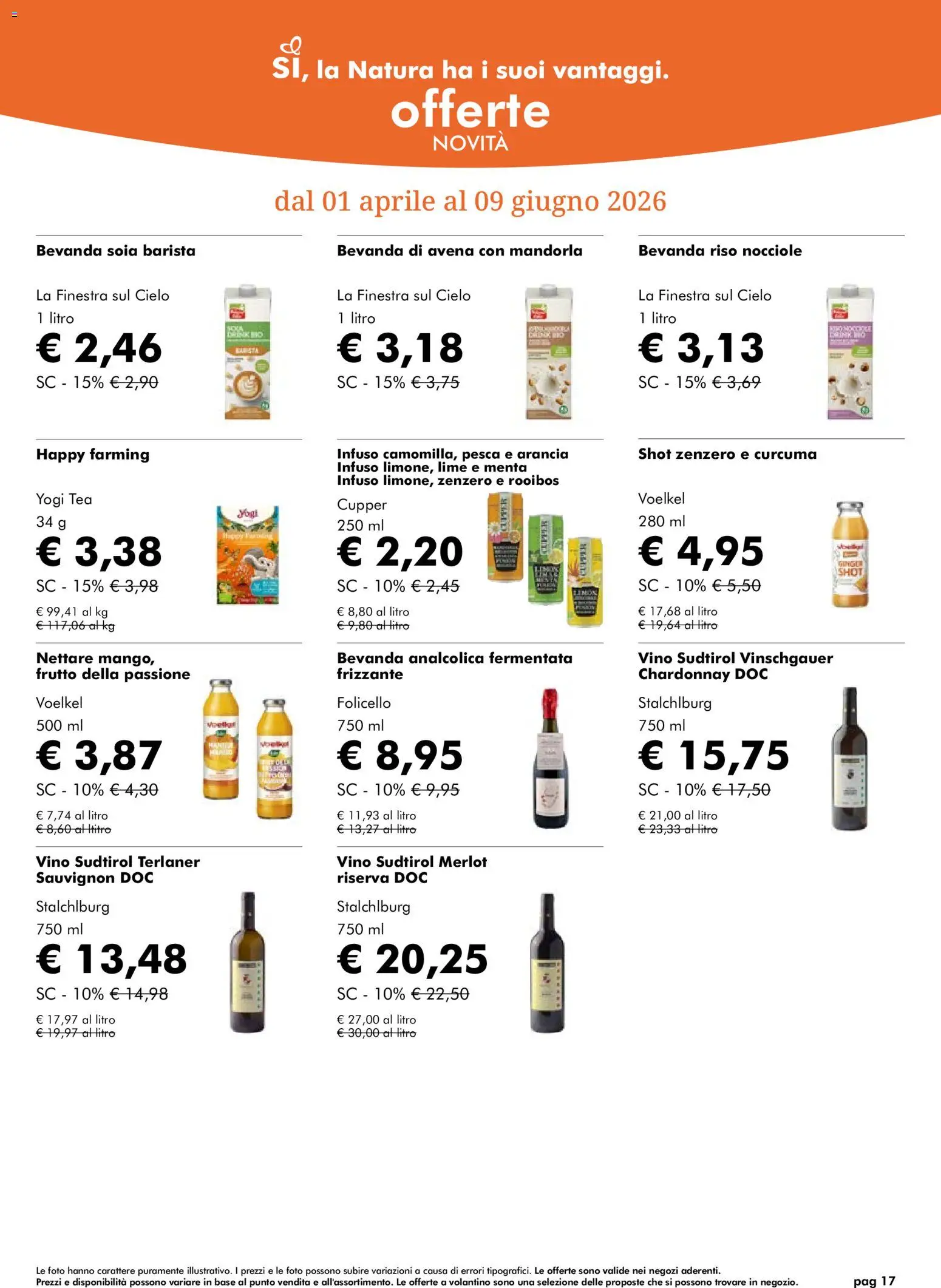 Volantino Natura Sì del 01.04.2026 | Pagina: 17