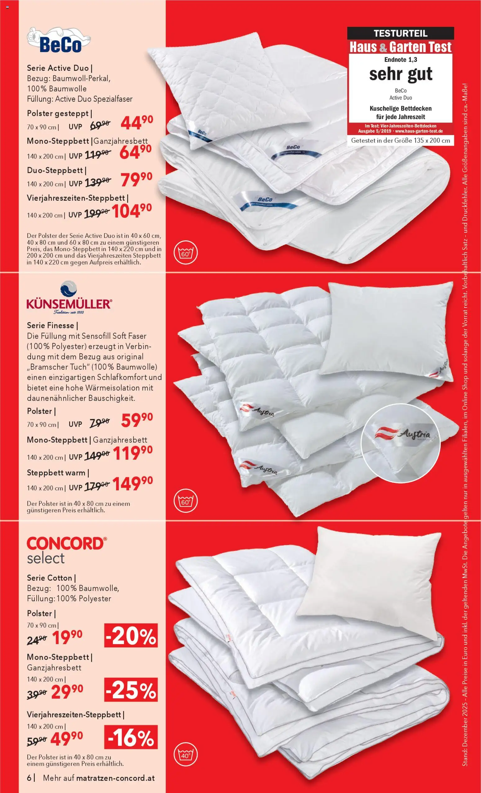 Matratzen Concord Flugblatt gültig ab 27.12.2025 | Seite: 6