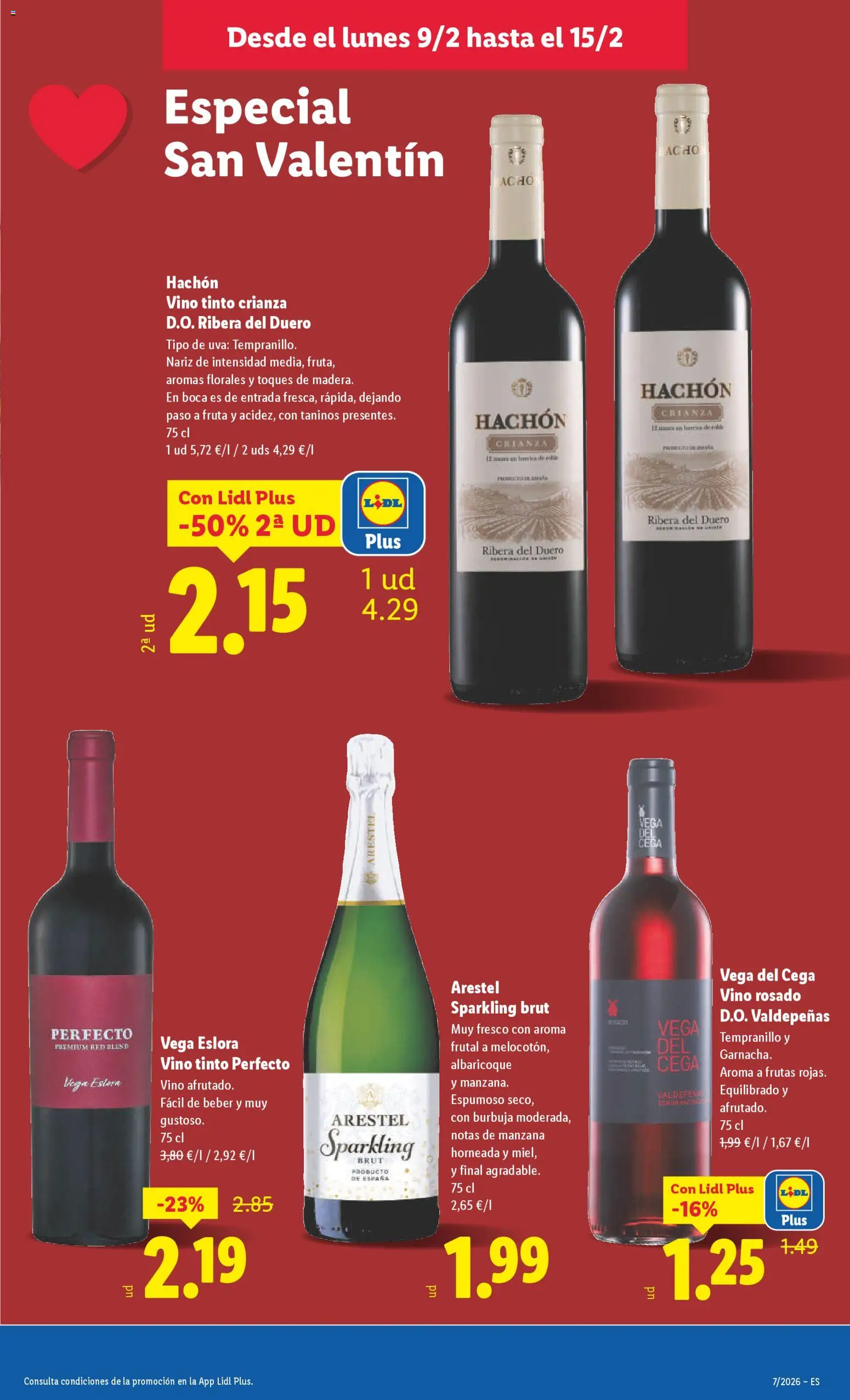 Lidl folleto │ válido desde el 09.02.2026 | Página: 13 | Productos: Vino rosado, Vino, Manzana, Αποφλοιωτής σκόρδου