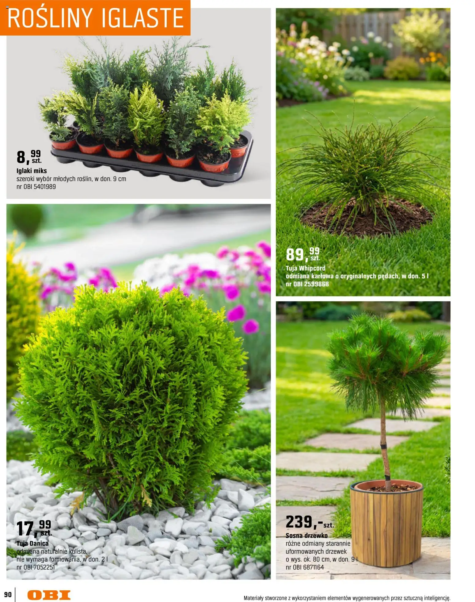 OBI gazetka - Ogród od 11.03.2026 | Strona: 90 | Produkty: Rosliny