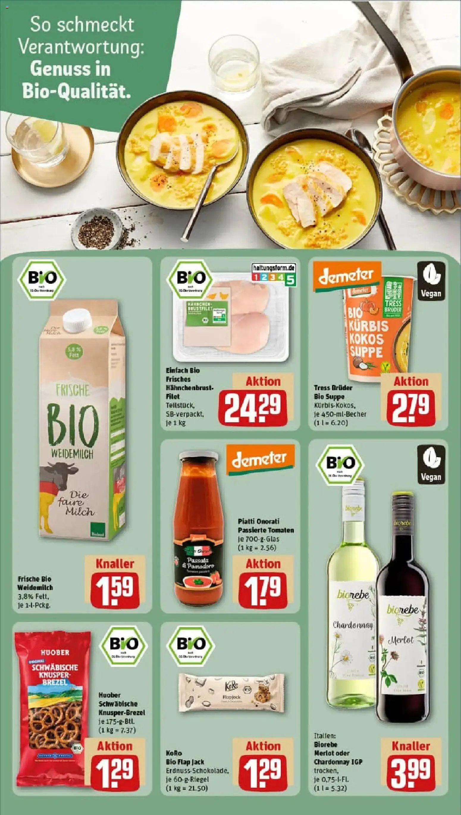 Rewe prospekt Trier	 – gültig ab 07.12.2025 | Seite: 20 | Produkte: Merlot, Tomaten, Kürbis, Hahnchenbrust
