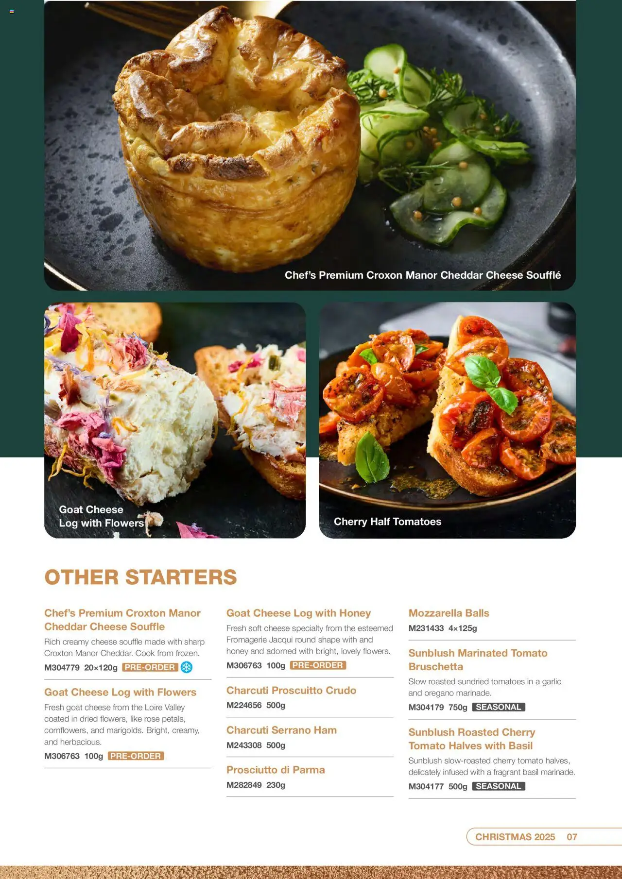  | Page: 7 | Products: Garlic, Cheddar, Basil, Ham