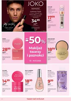 Pogląd oferty "Jawa gazetka" - ważna od 04.03.2026 | Strona: 2 | Produkty: Gąbka do makijażu, Makijaż, Odżywka, Odżywka do paznokci