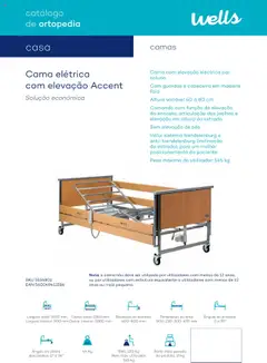 Pré-visualização Well’s Catálogo de Ortopedia válido de 12.02.2024 | Página: 75 | Produtos: Cama
