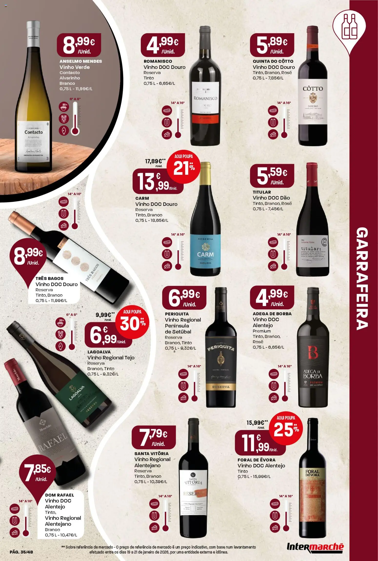 Intermarché folheto │ válido de 26.02.2026 | Página: 35 | Produtos: Base, Vinho