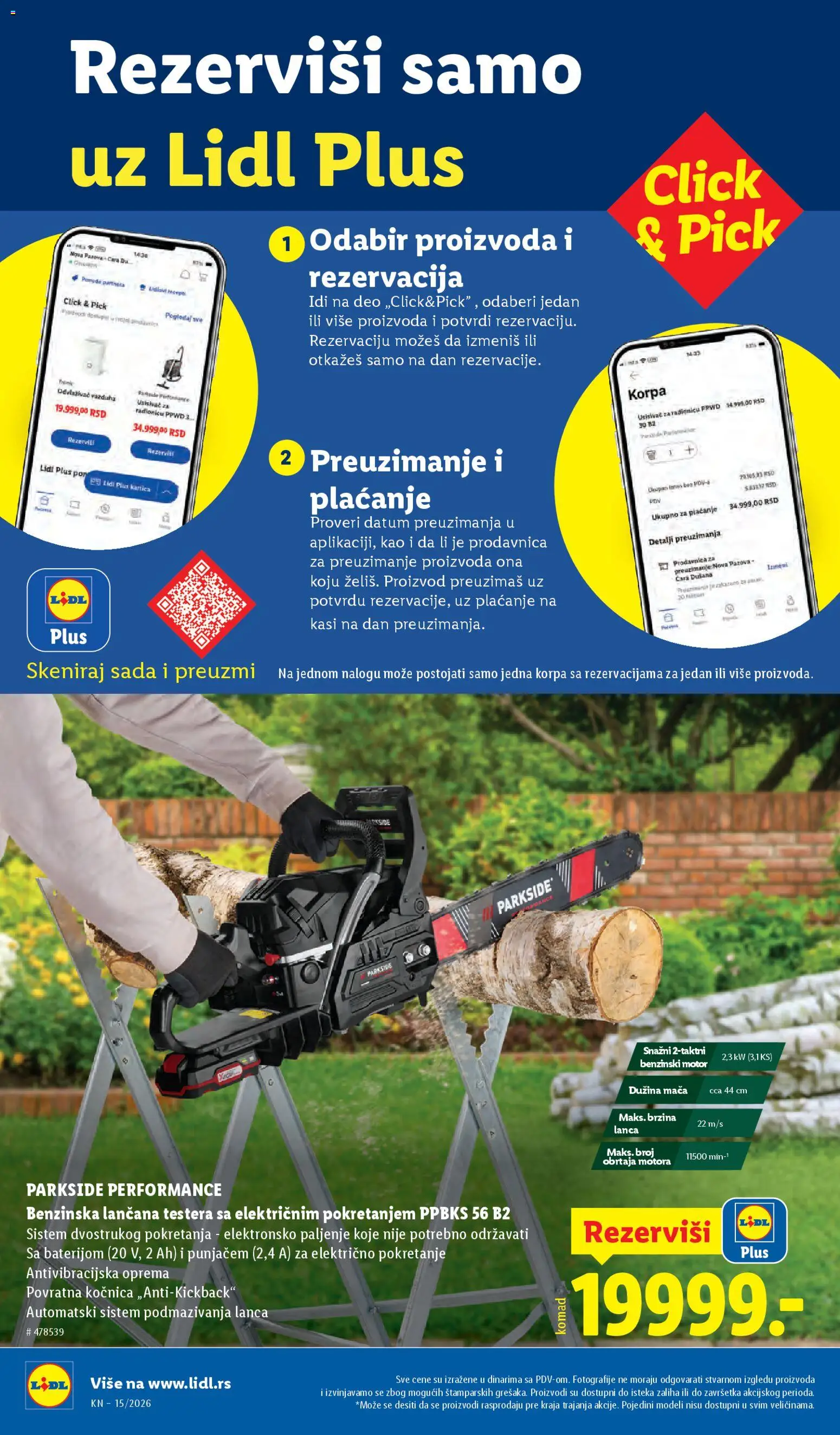 Lidl katalog - važi od 09.04.2026 | Strana: 92 | Proizvode: Usisivač, Parkside, Korpa