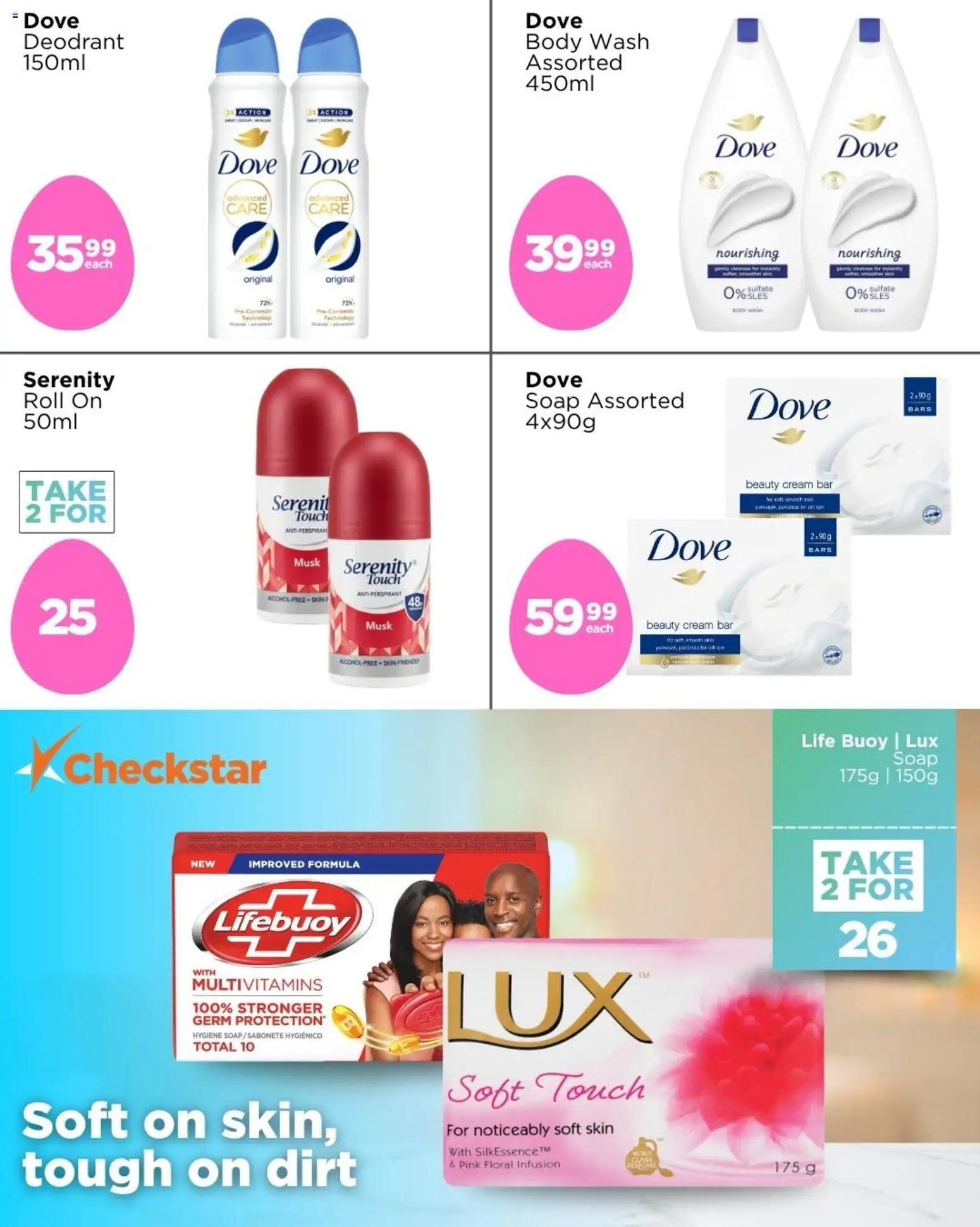 New Check Star catalogue – valid from 24.03.2026 | Page: 8 | Products: Multivitamins, Cream, Soap, Body wash