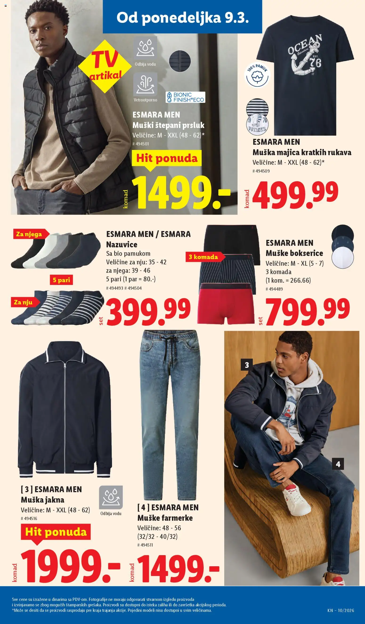 Lidl katalog - važi od 05.03.2026 | Strana: 97 | Proizvode: Farmerke, Prsluk, Jakna, Bokserice