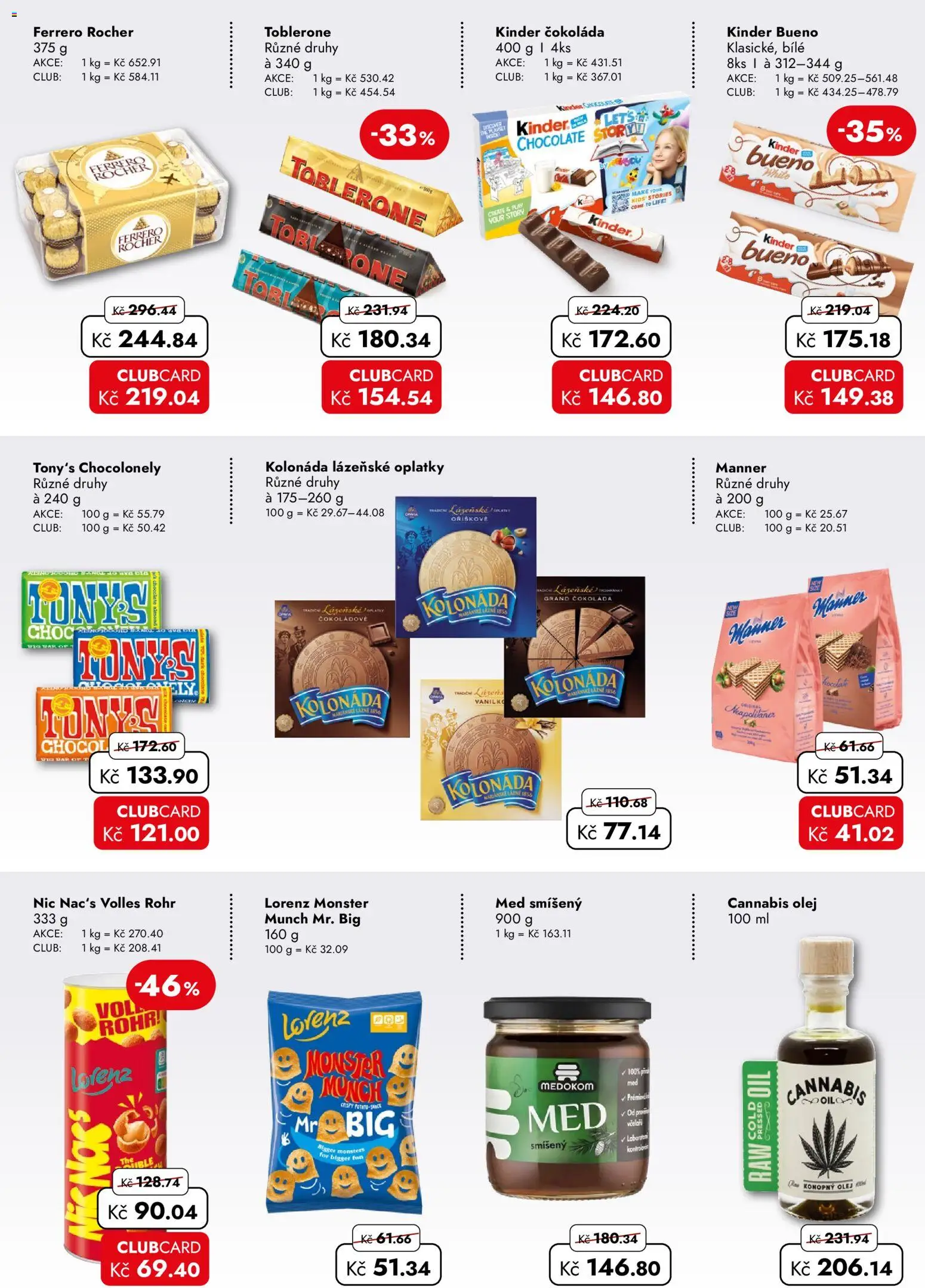 Travel Free leták od 03.04.2026 | Strana: 9 | Produkty: Monster, Olej, Lázeňské oplatky, Kinder