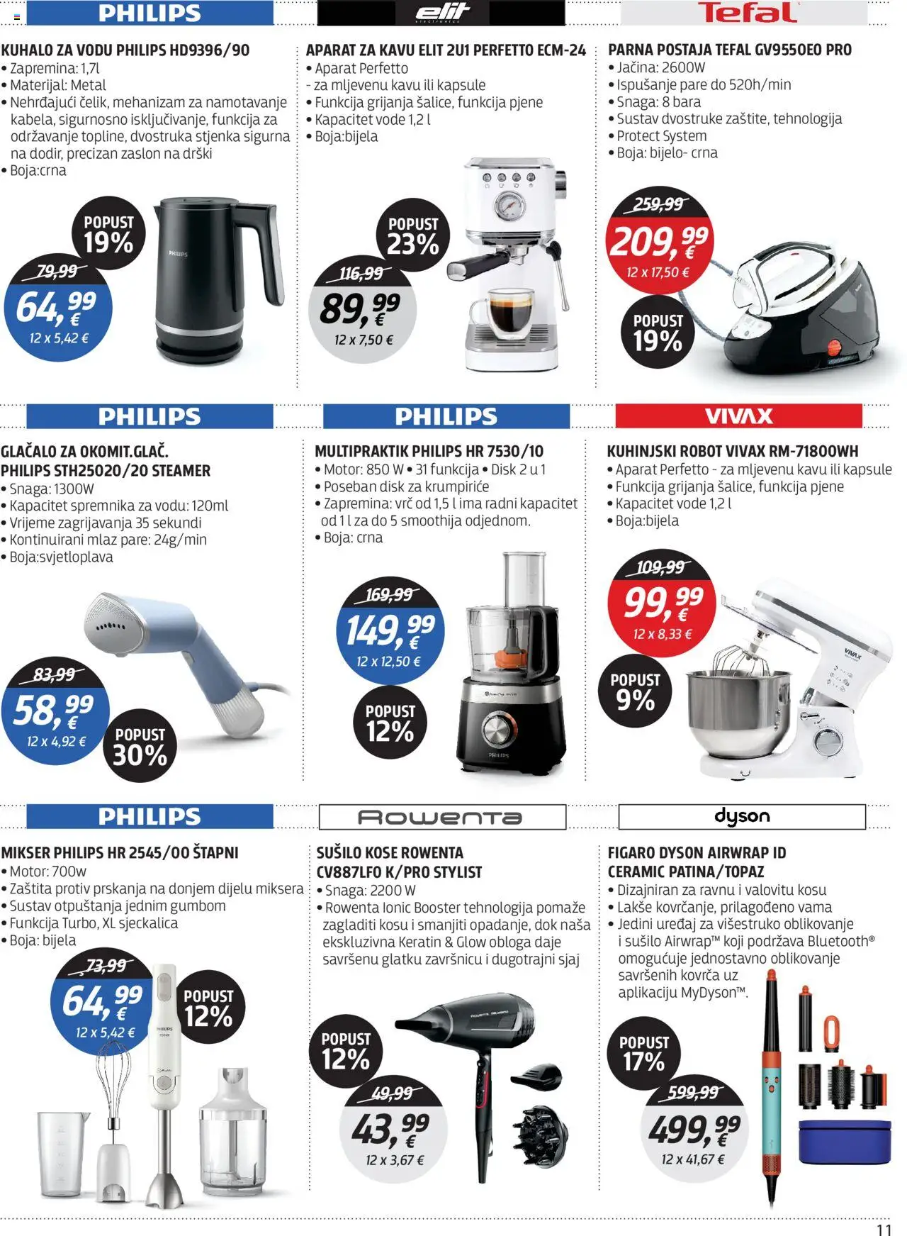 Centar Tehnike katalog | vrijedi od 20.10.2025 | Stranica: 11 | Proizvodi: Mikser, Robot, Parna postaja, Sjeckalica