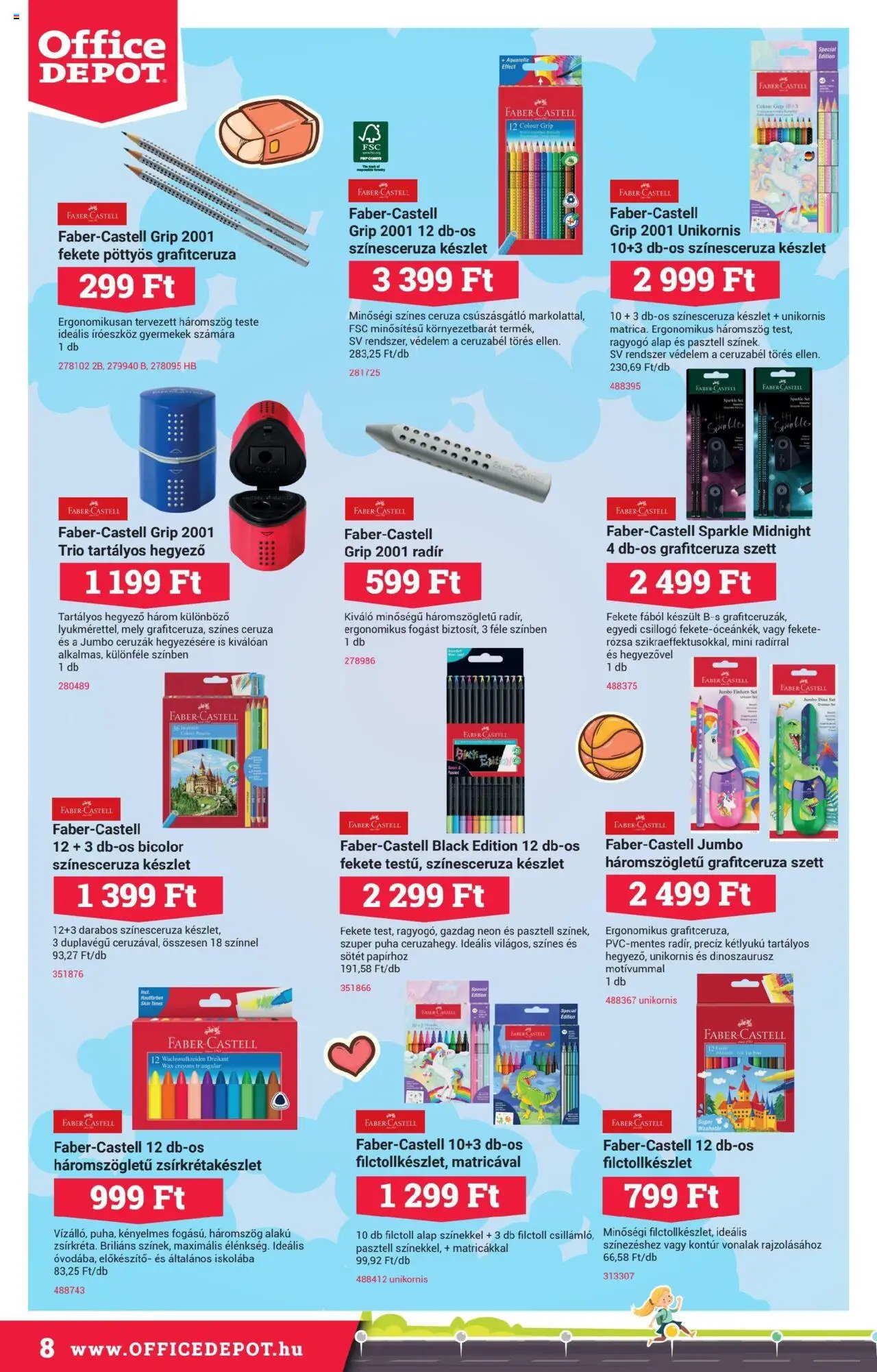 Office Depot akciós ujság - amely érvényes a következő dátumtól: 12.08.2025 | Oldal: 8