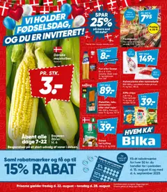 Eksempel på tilbudsavis Bilka - Tilbudsavis fra butik Bilka gyldig fra 22.08.2025