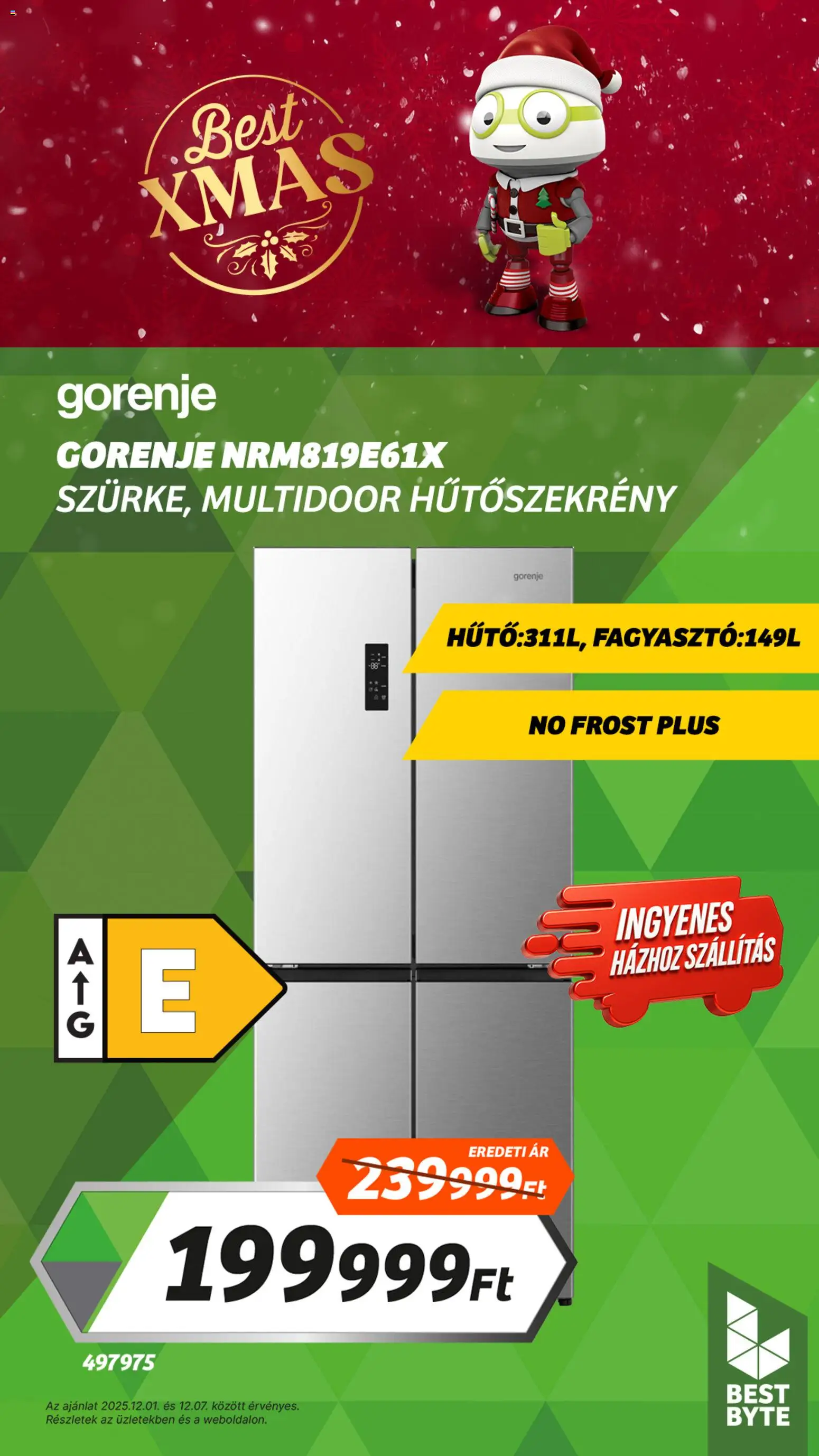 Best Byte akciós ujság - amely érvényes a következő dátumtól: 01.12.2025 | Oldal: 1