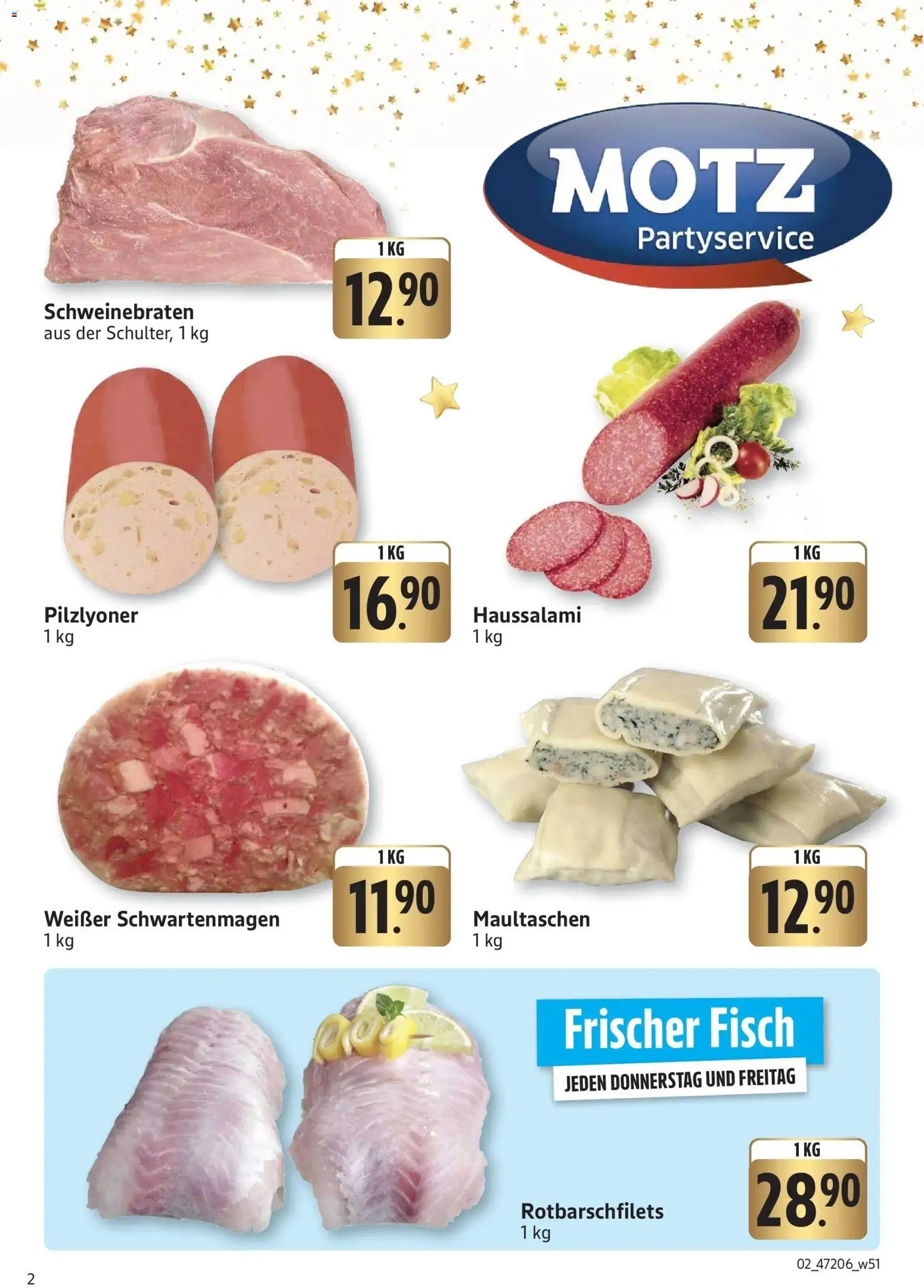 Edeka prospekt Bietigheim-Bissingen	 – gültig ab 15.12.2025 | Seite: 2 | Produkte: Fisch, Salami, Maultaschen