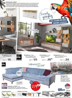 Zurbrüggen - Zurbrüggen: Tierisch günstig ab 10.10.2025 gültig | Seite: 9 | Produkte: Sideboard, Hängevitrine, Sofa