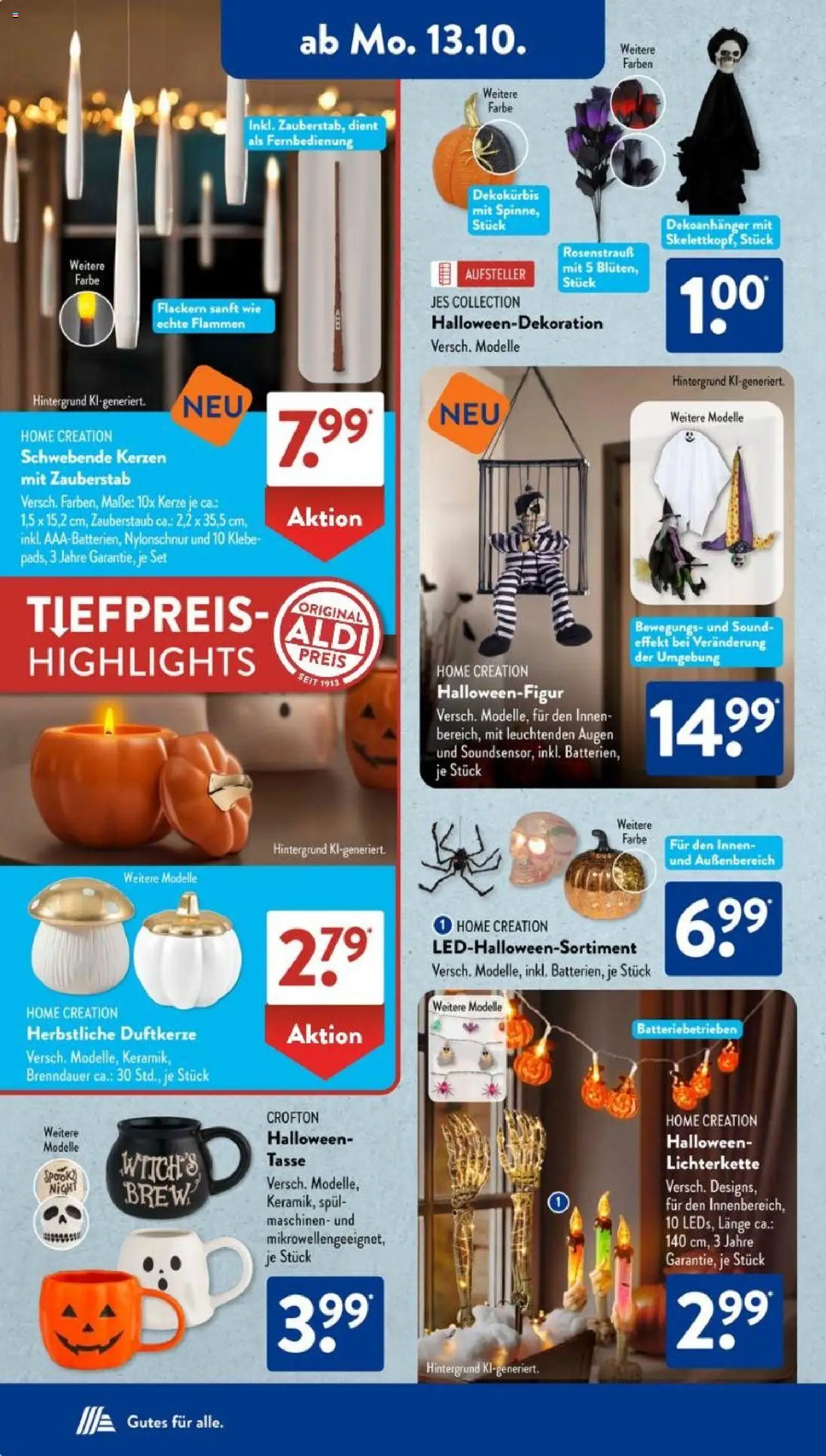 Aldi Süd Prospekt 	 – gültig ab 13.10.2025 | Seite: 2 | Produkte: Home creation