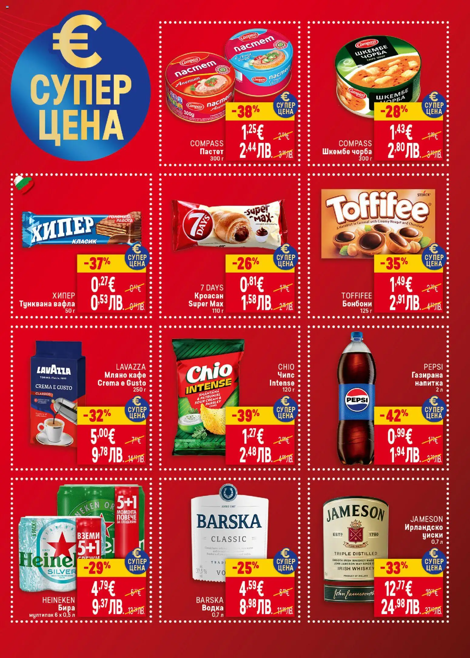 {H1} | Страница: 3 | Продукти: Бонбони, Водка, Уиски, Вафла