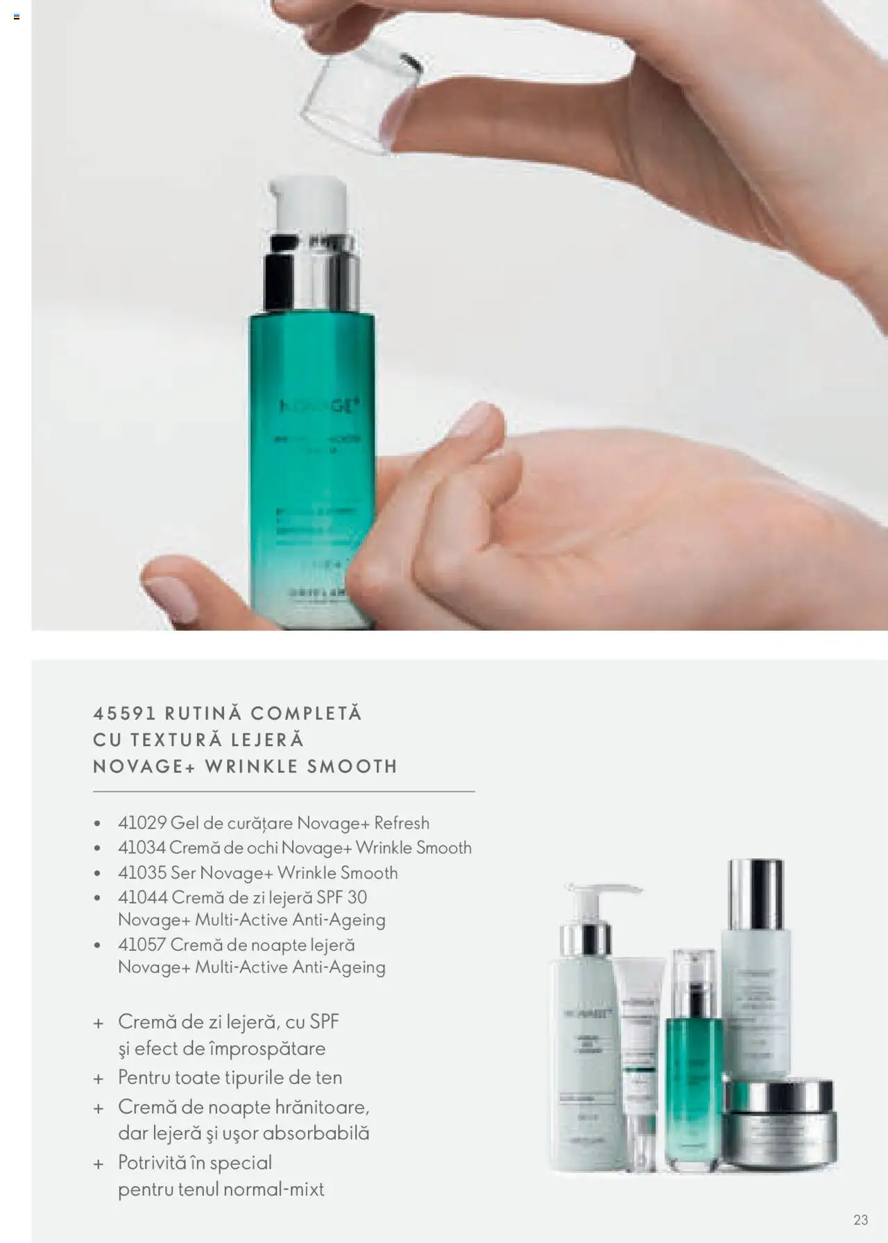 Oriflame catalog - Ghidul NOVAGE+ – valabil de la 01.03.2023 | Pagină: 23