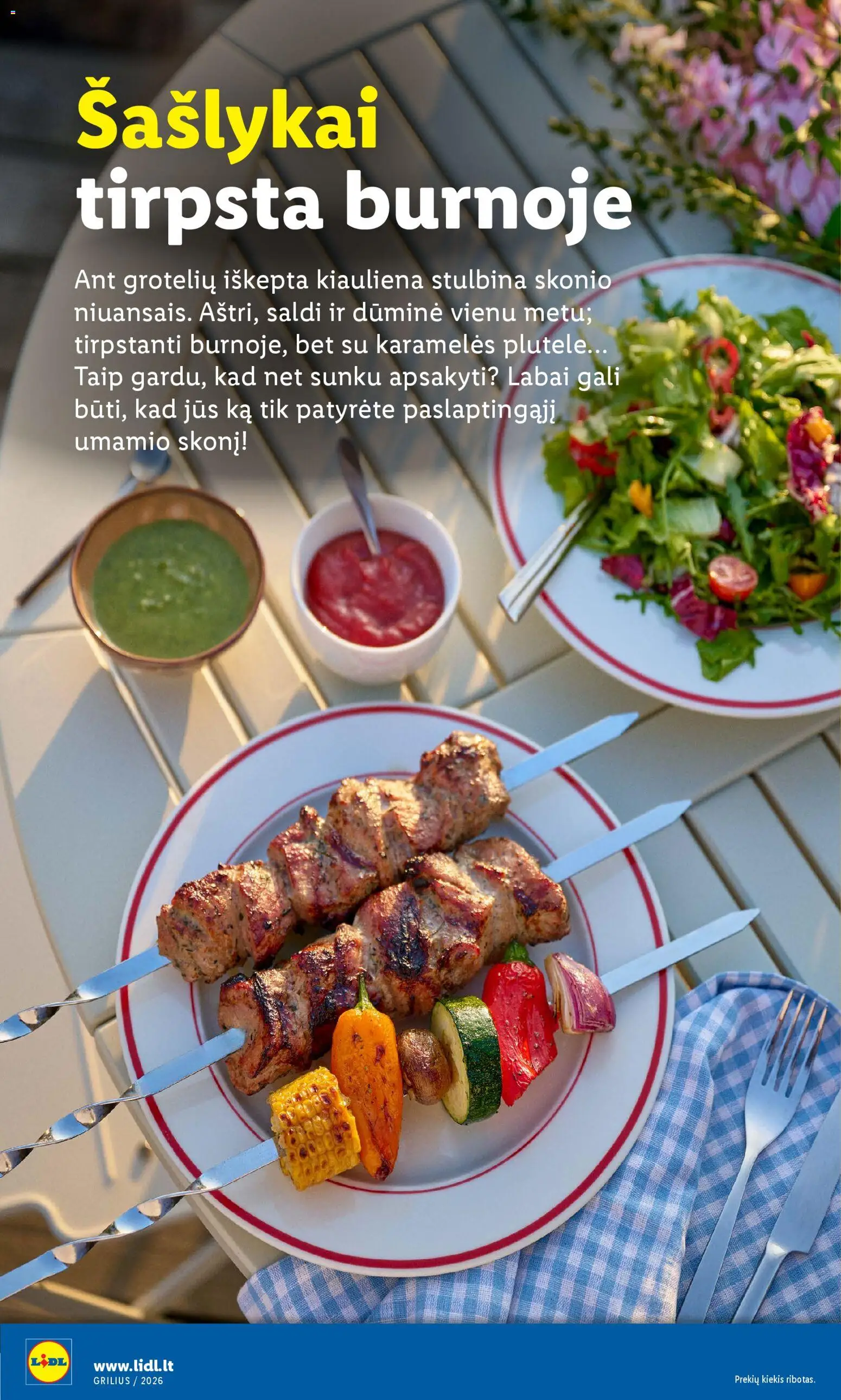 LIDL akcijos nuo 06.04.2026 | Puslapis: 8 | Prekių: Kiauliena, Šašlykai