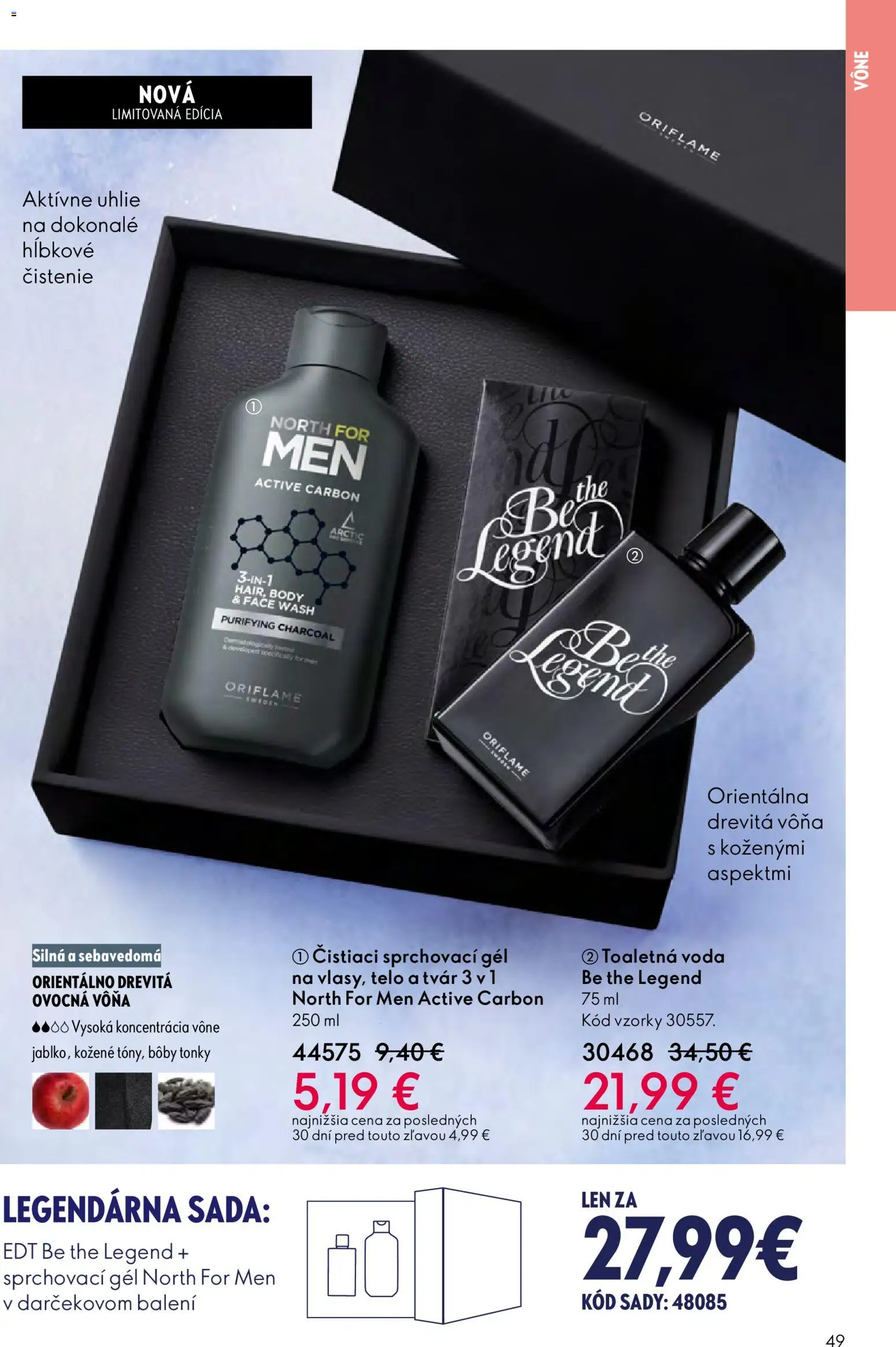 Nové Oriflame akcie – leták je platný od 12.11.2025 | Strana: 49 | Produkty: Toaletná voda, Voda