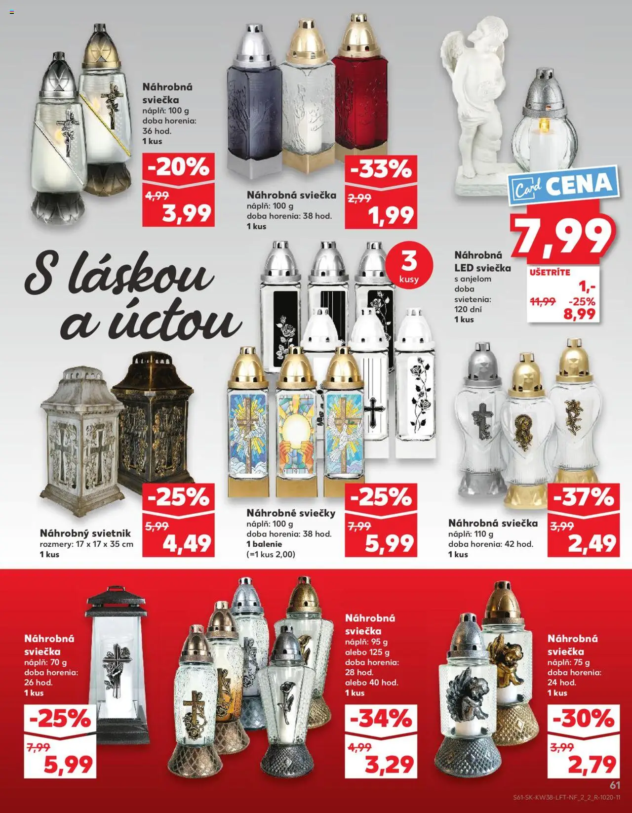 Kaufland SK akciós ujság - amely érvényes a következő dátumtól: 18.09.2025 | Oldal: 61