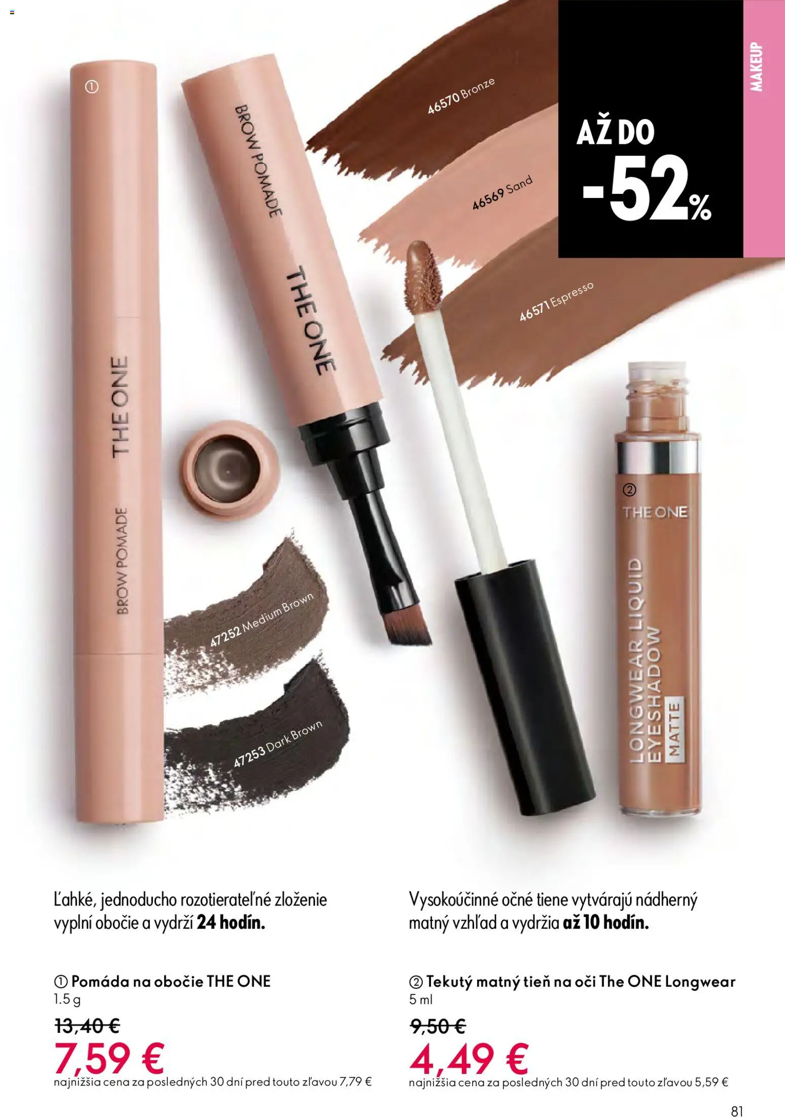 Nové Oriflame akcie – leták je platný od 06.05.2026 | Strana: 81 | Produkty: Očné tiene
