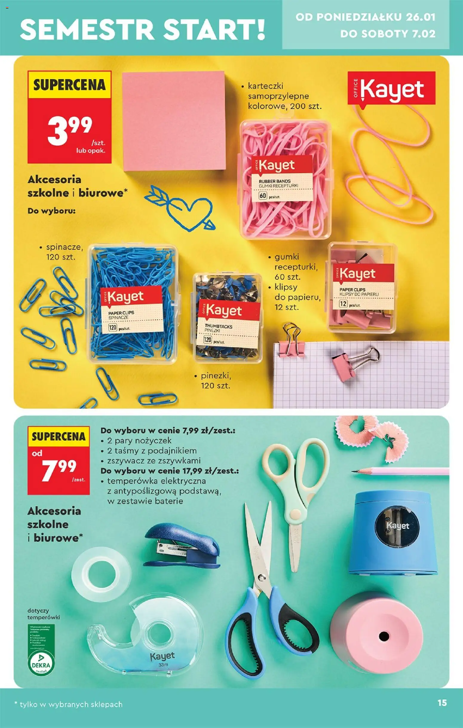 Biedronka gazetka - Hity i inspiracje od 24.01.2026 | Strona: 17 | Produkty: Baterie, Temperówka