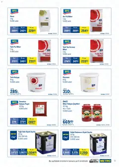 28.10.2025 tarihinden itibaren geçerli olan Metro kataloğu önizlemesi | Sayfa: 9 | Ürünler: Domates, Ketçap, Zeytin, Nane