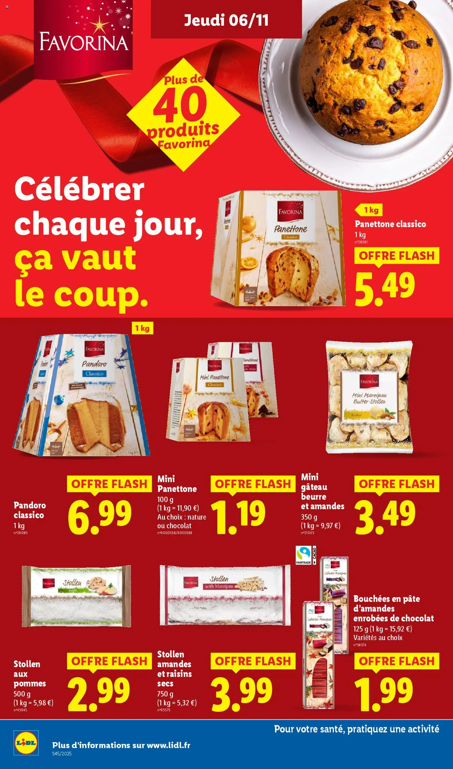 {H1} | Page: 34 | Produits: Raisins secs, Panettone, Stollen Amandes, Chips