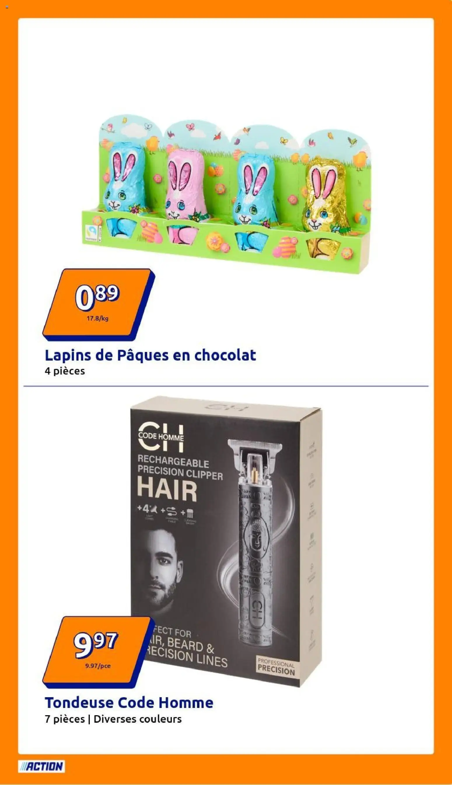 {H1} | Page: 25 | Produits: Tondeuse, Chocolat