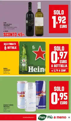 Anteprima del volantino Volantino Panorama	 valido a partire dal 23.10.2025 | Pagina: 13 | Prodotti: Birra, Red Bull, Heineken, Bottiglia
