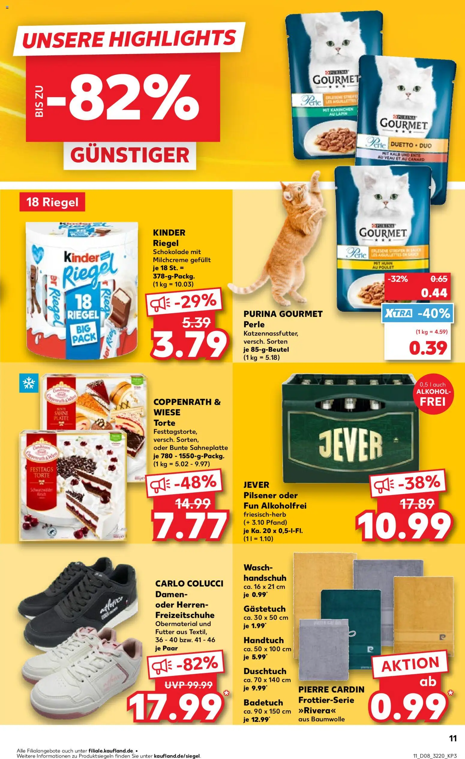 Kaufland prospekt Jena	 – gültig ab 19.02.2026 | Seite: 11 | Produkte: Kinder schokolade, Kaninchen, Jever, Ente