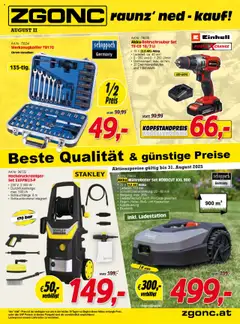 Vorschau von dem Prospekt - Zgonc - Flugblatt August II 2025 gültig ab 15.08.2025