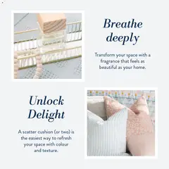 Volpes specials catalogue – valid from 11.03.2026 | Page: 4 | Products: Cushion, Fragrance