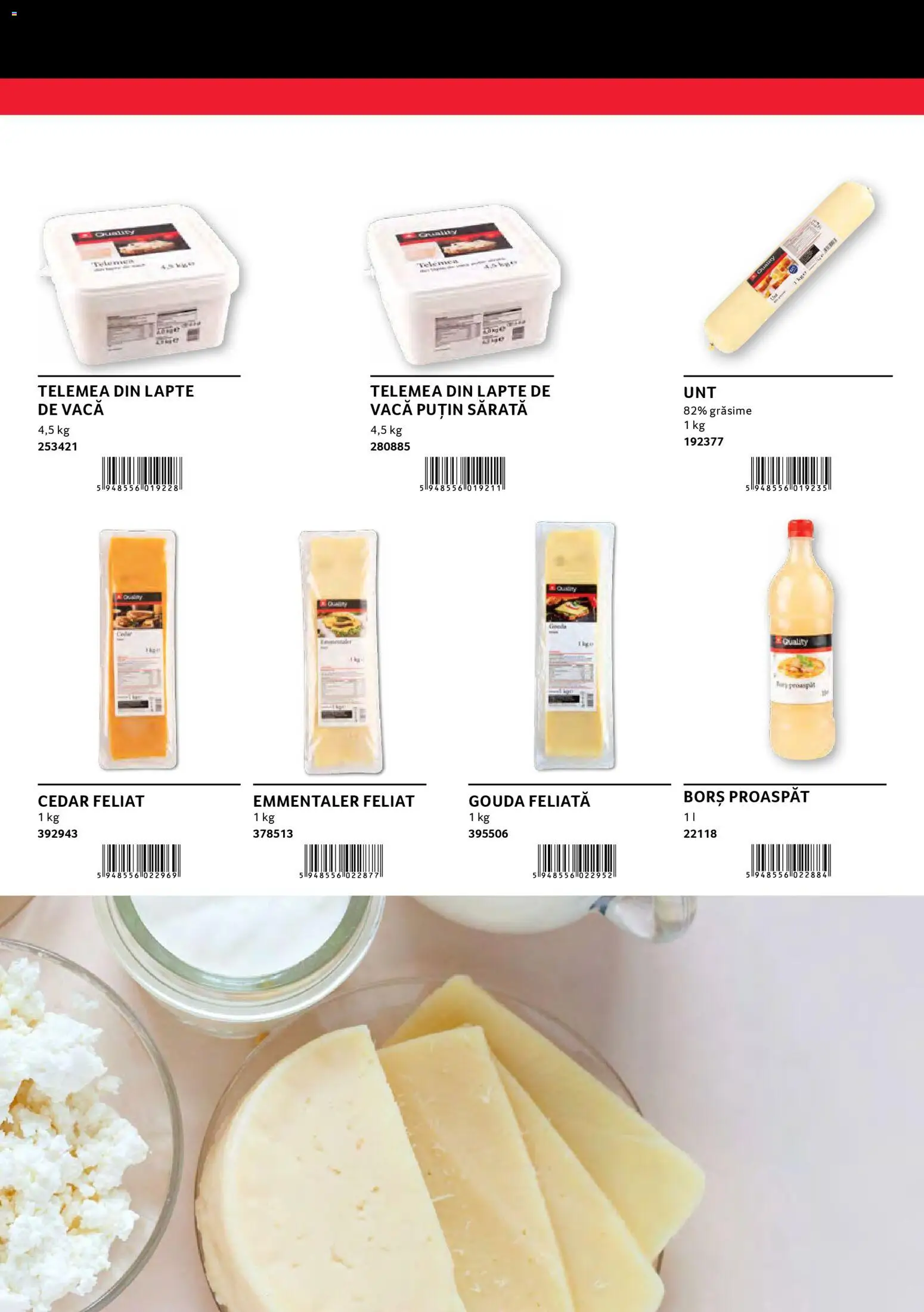 Noul catalog Selgros – valabil de la 30.01.2026 | Pagină: 21 | Produse: Cadă, Borș, Lapte, Gouda