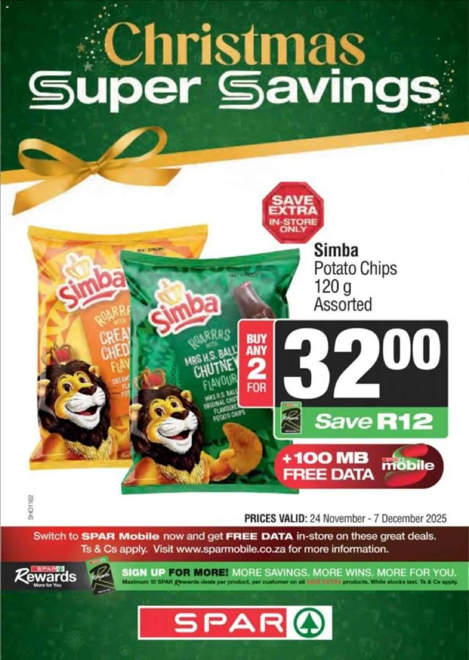New KWIKSPAR catalogue – valid from 24.11.2025 | Page: 14 | Products: Data, Chutney, Switch, Chips