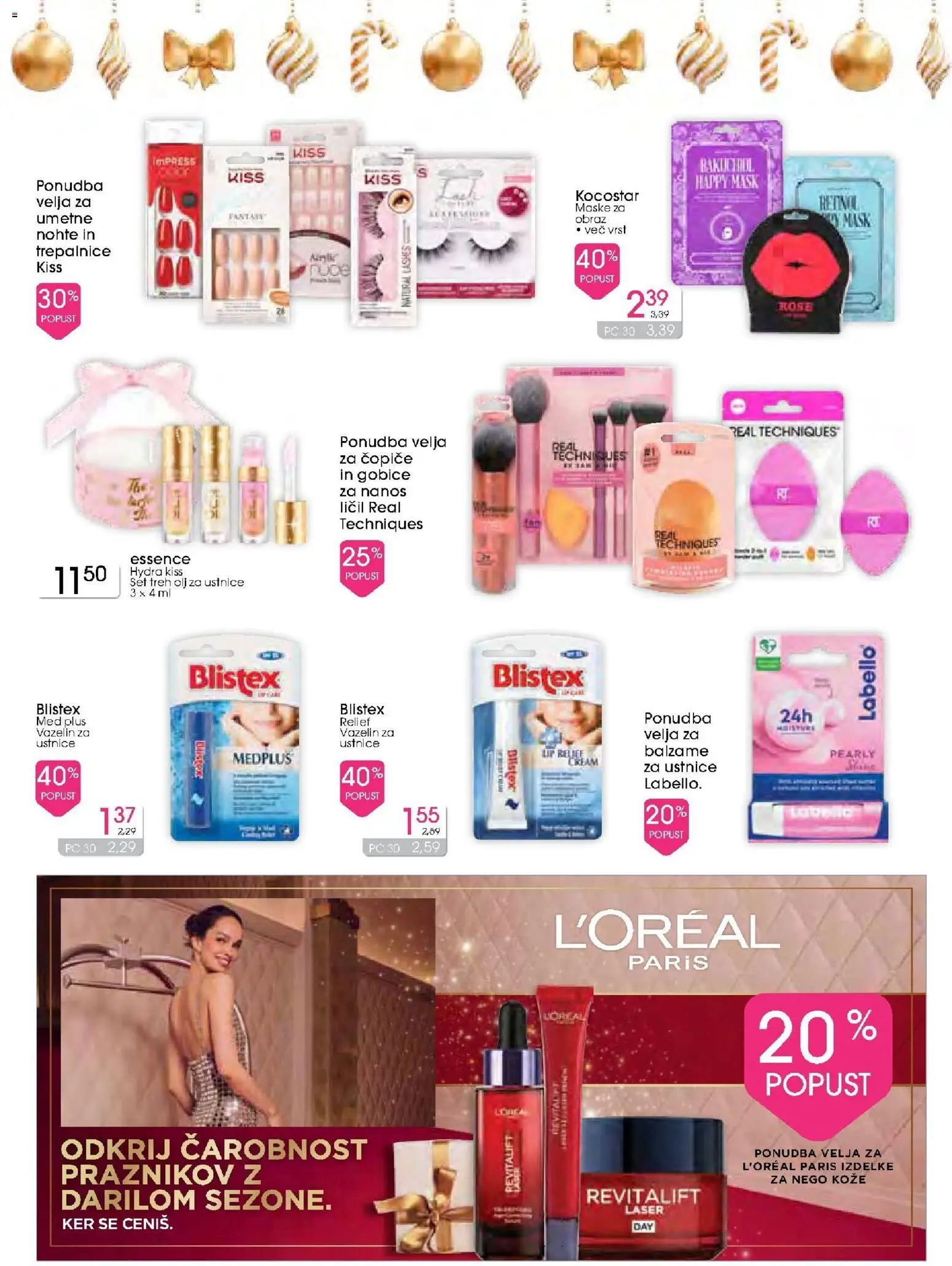 Novi Tuš drogerija katalog ponudbe – veljaven od 03.12.2025 | Stran: 23 | Izdelki: Gobice