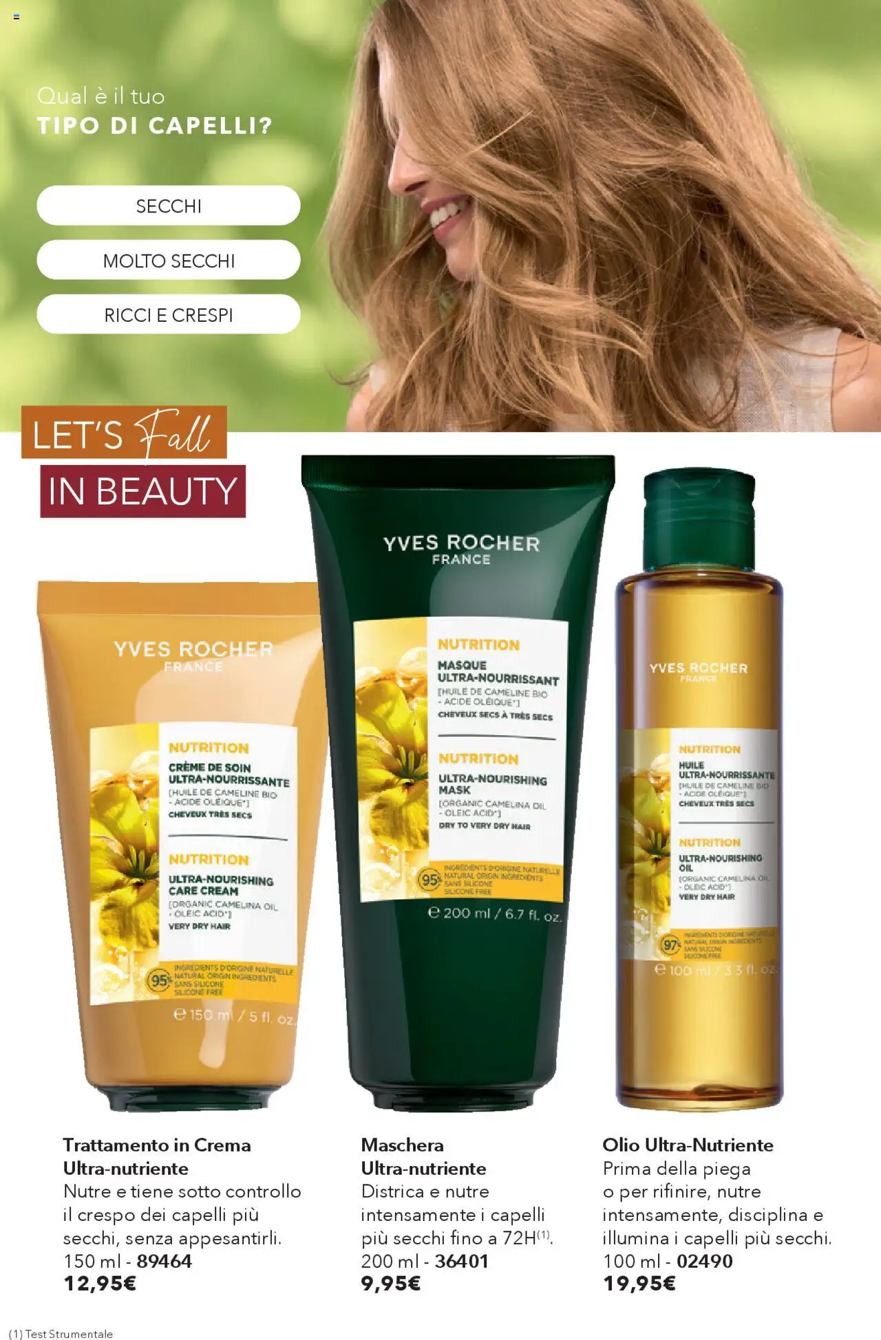 Volantino Yves Rocher del 17.10.2025 | Pagina: 64 | Prodotti: Crema, Maschera, Olio, Silicone