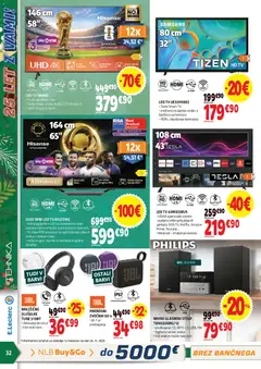 E.leclerc katalog akcije – veljaven od 03.12.2025 | Stran: 2 | Izdelki: Televizor, Zvocnik, Usb, Glasbeni stolp