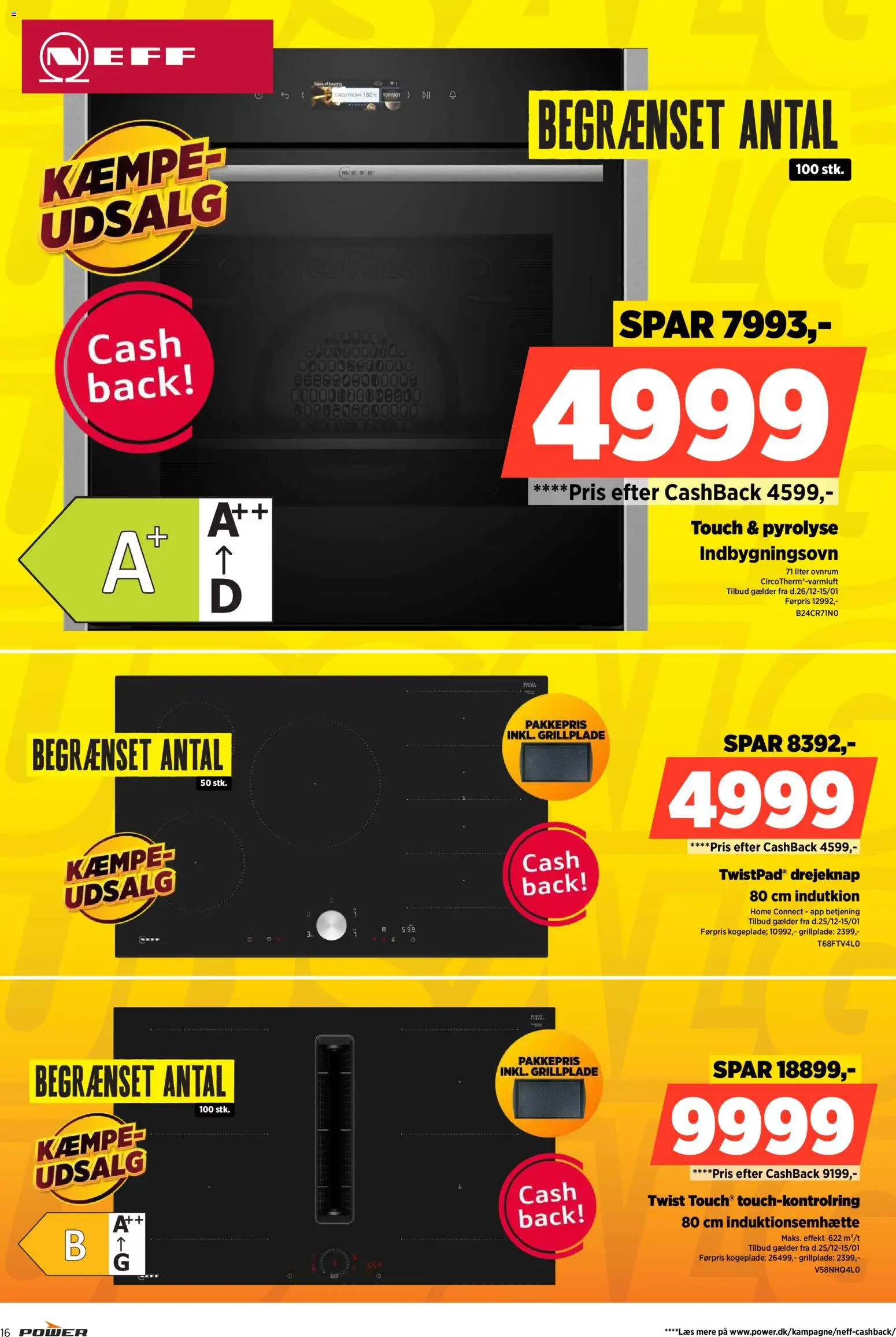 Power tilbudsavis – gyldig fra 25.12.2025 | Side: 16 | Produkter: Kogeplade