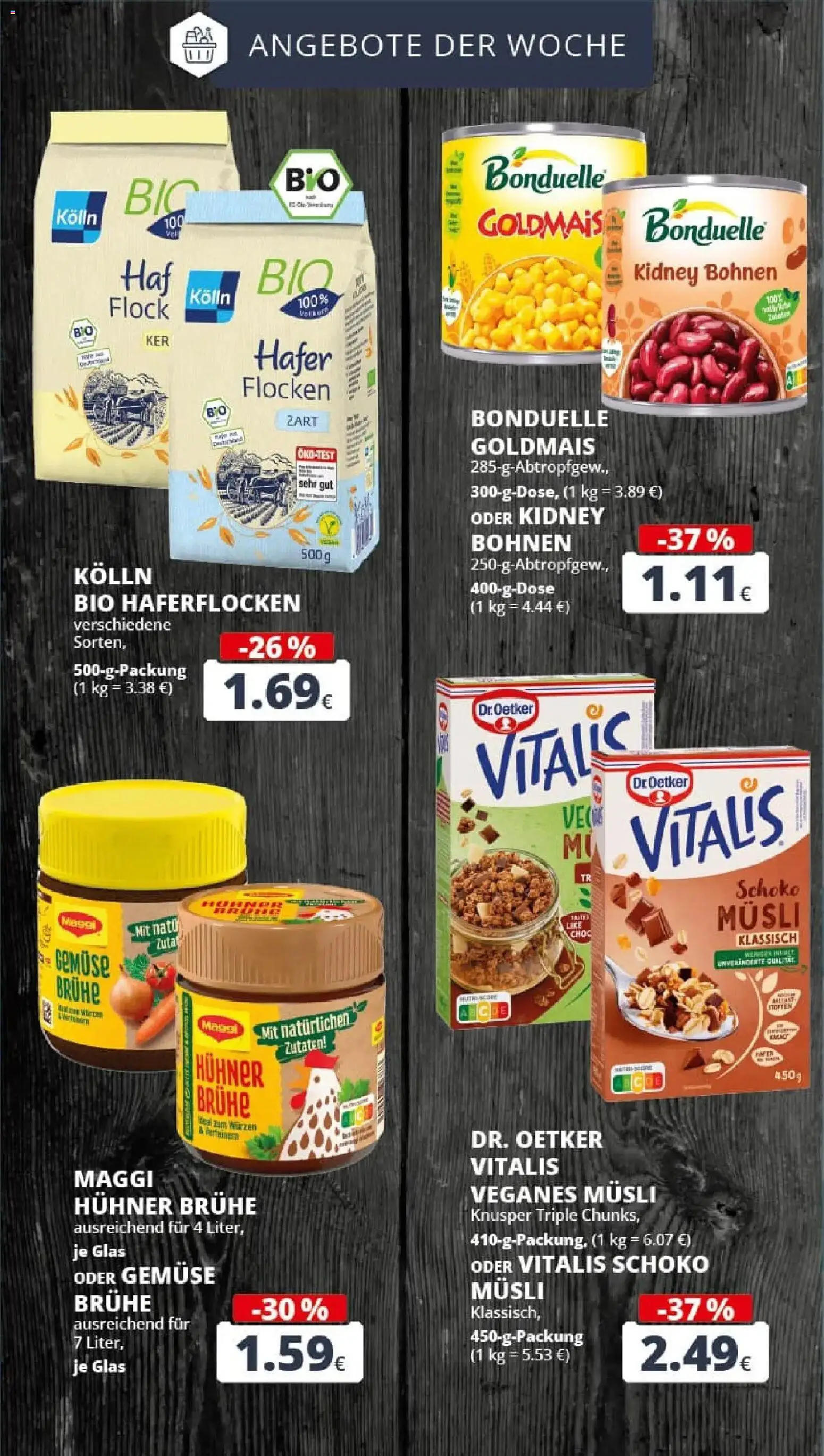 Rewe prospekt Bergheim	 – gültig ab 26.01.2026 | Seite: 5 | Produkte: Musli, Maggi, Gemüse, Flocken