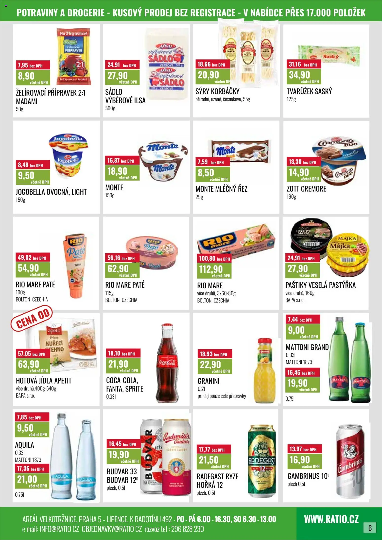 Ratio leták od 01.04.2026 | Strana: 7 | Produkty: Ovoce, Budvar, Budvar 33, Gambrinus