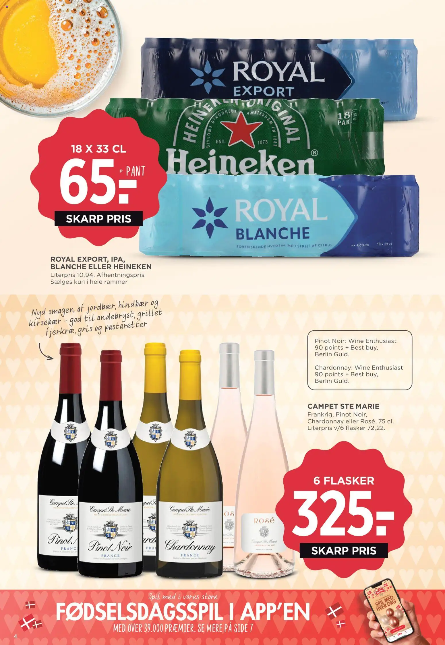 Meny tilbudsavis – gyldig fra 01.05.2026 | Side: 4 | Produkter: Rammer, Kirsebær, Hindbær, Spil