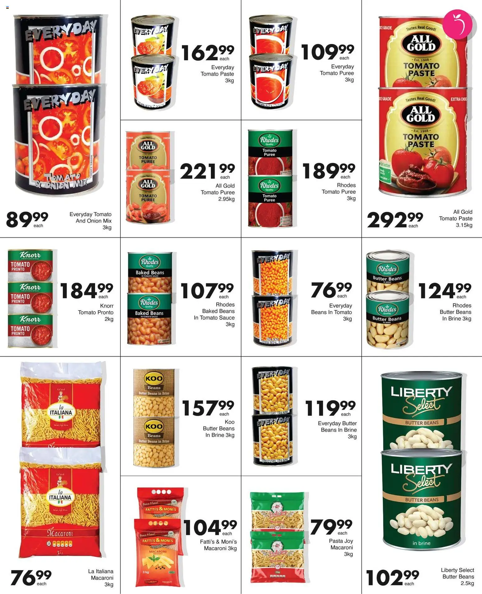 New Save catalogue – valid from 19.01.2026 | Page: 12 | Products: Pasta, Tomato sauce, Sauce, Peach